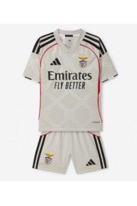 Fotbalové Dres Benfica Dětské Venkovní Oblečení 2025-26 Krátký Rukáv (+ trenýrky)